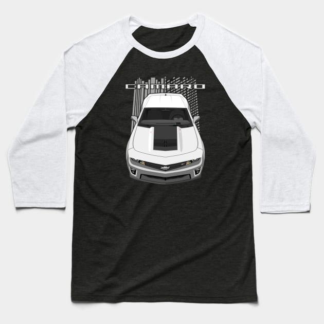 Camaro ZL1-5thgen-white Baseball T-Shirt by V8social